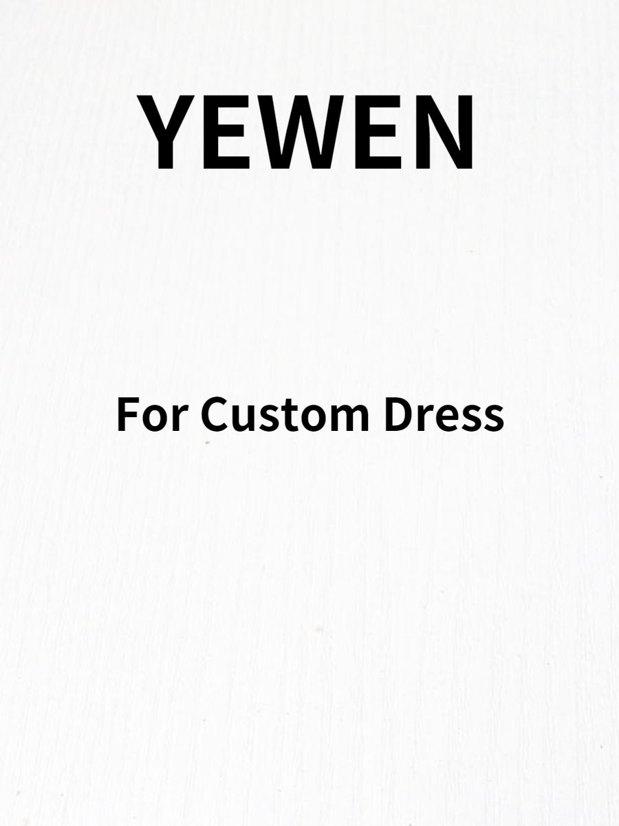 Für individuelles Kleid/individuelle Gebühr