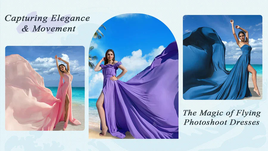 Flying Dresses: The Secret to Dramatic Photoshoots in Nature