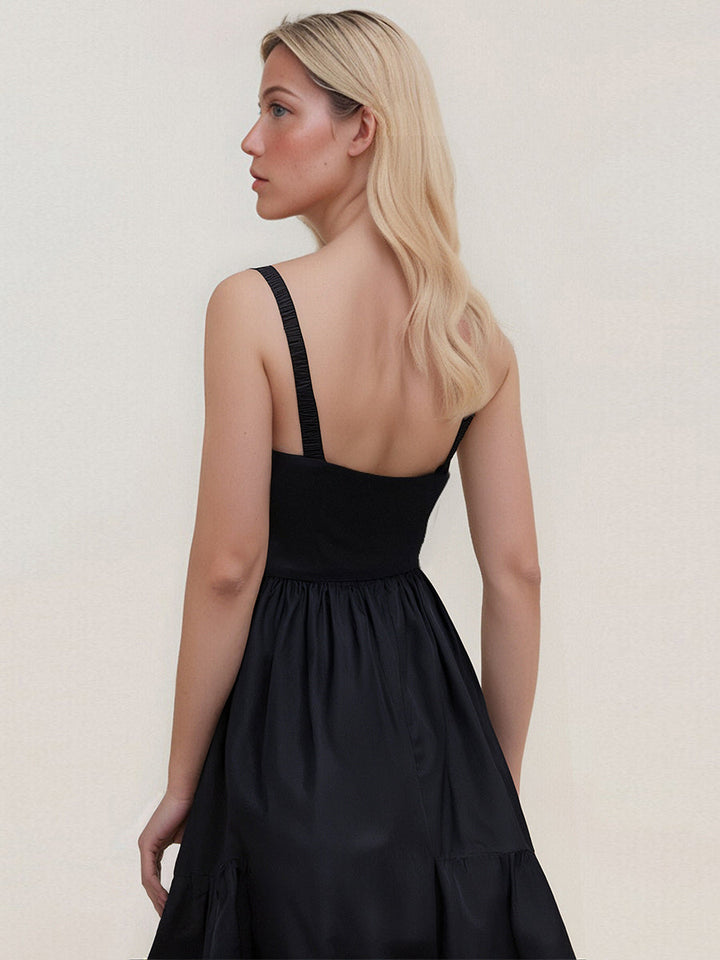 Mode Elegante Party Abendkleider Für Frauen 2025 Neue Sommer Ärmelloses Schwarzes Partykleid 