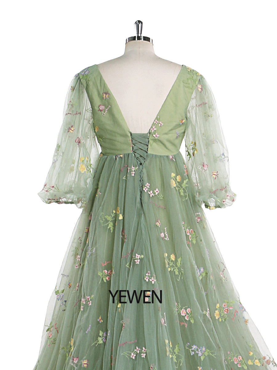 colored wedding dress