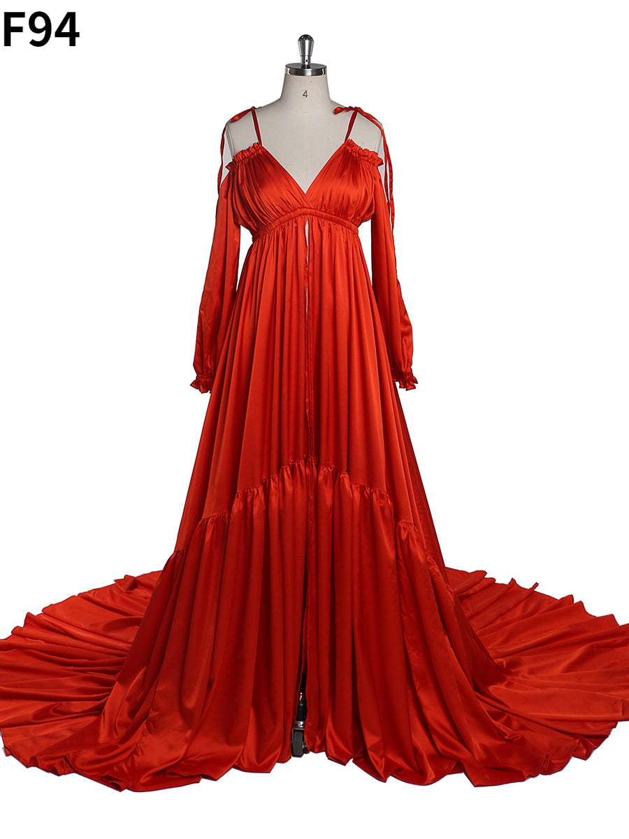 Sexy schulterfreies Umstandsabendkleid, lang, für schwangere Frauen, schickes Schwangerschaftskleid, elegantes Maxikleid für Fotoshootings, DY21721 