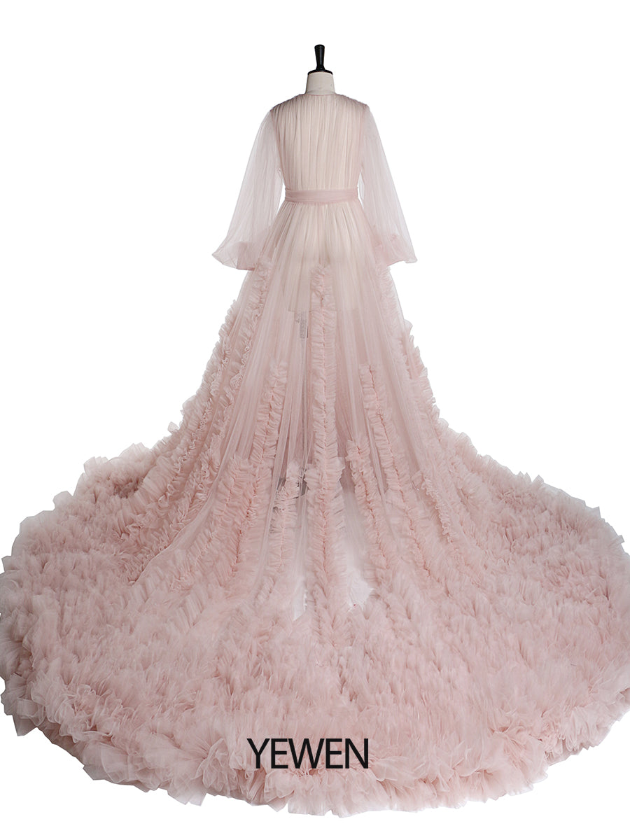 blush color dress for wedding
