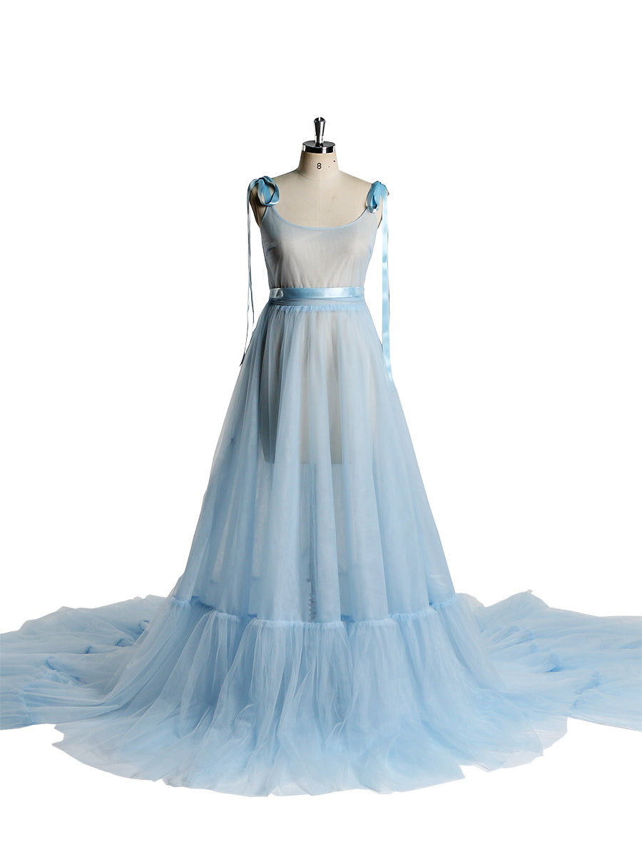 Ärmelloses, sexy Abendkleid mit V-Ausschnitt und Schlitz für Fotoshootings YW2025