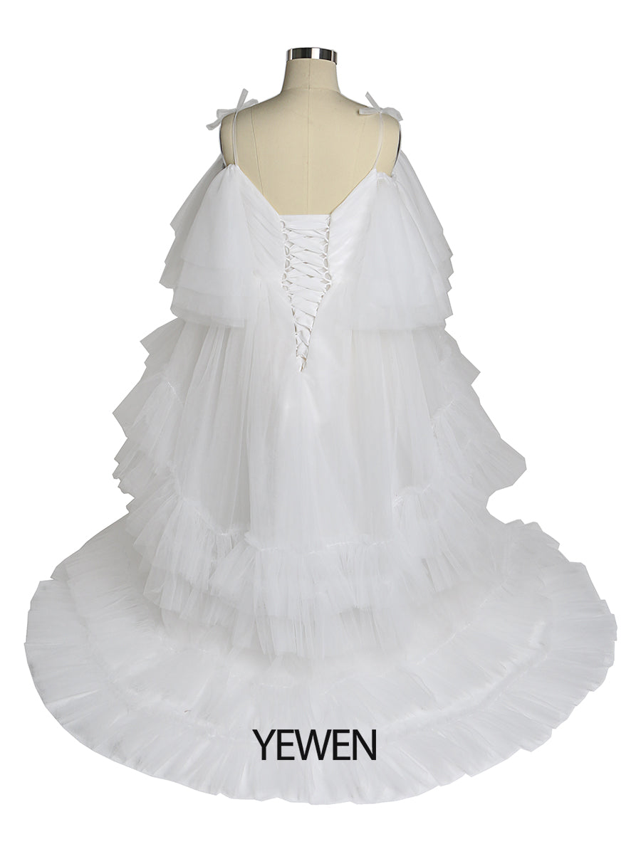 Kleines Blumenmädchenkleid, Kinderparty, Ballkleid, Prinzessin, Hochzeitsfeierkleid für Mädchen, Fotoshooting-Kleid 
