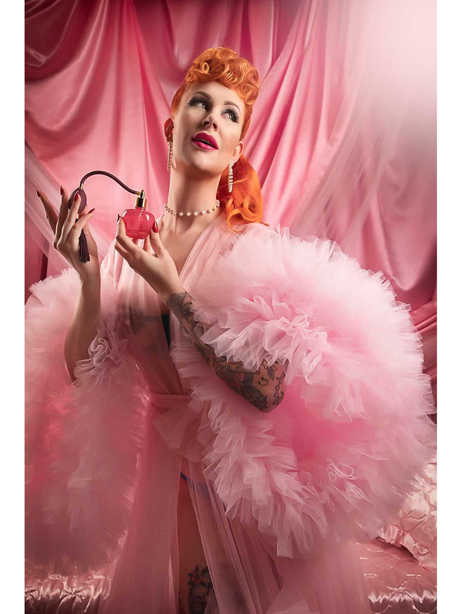 Ballkleid Plus Size Schleife Rüschen Langarm Sexy Umstandskleid Babyparty Fotoshooting 