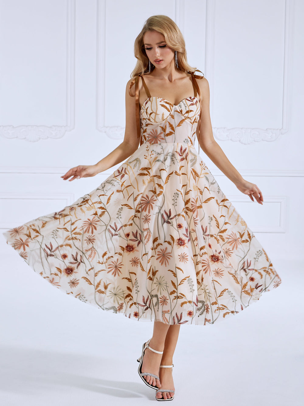 Flair Afternoon Tea Dresses Tea Length Party Dress