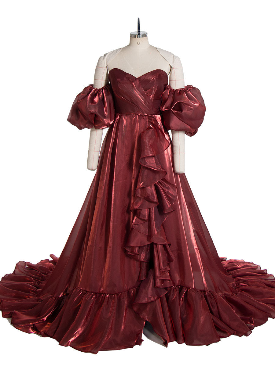 Burgundy Christmas Dresses