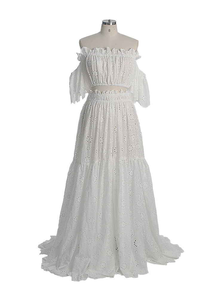 Boho Umstandskleid für Fotoshooting Boho Maxikleid Strandhochzeit YW230308 