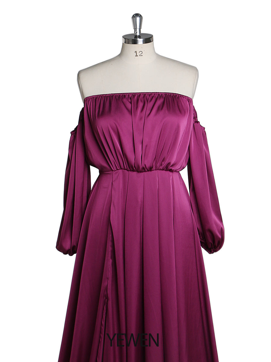 Schulterfreies Umstandsabendkleid Lang Schwangere Frauen Ausgefallene Schwangerschaft Elegence Maxikleid Fotoshooting Kleider YD211103 