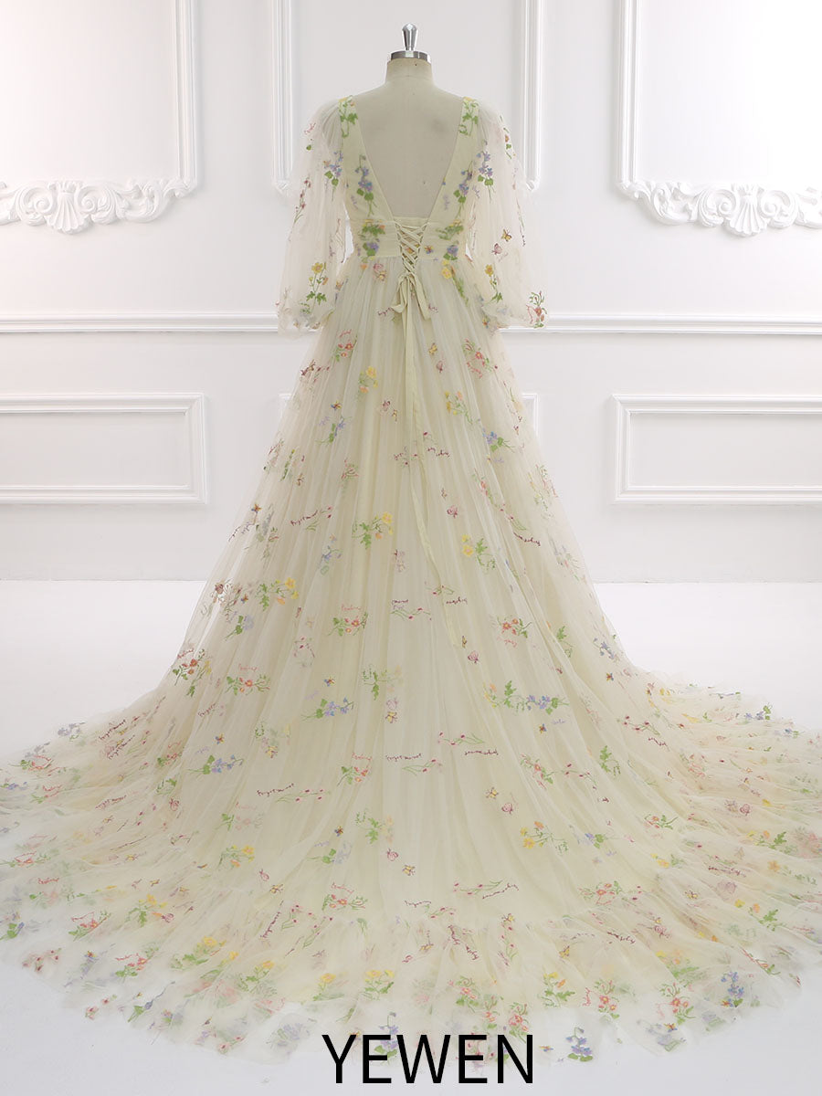 colored wedding dresses

