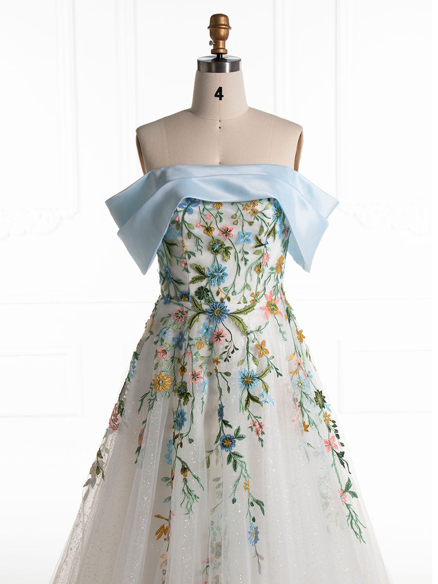 wedding dresses with color
