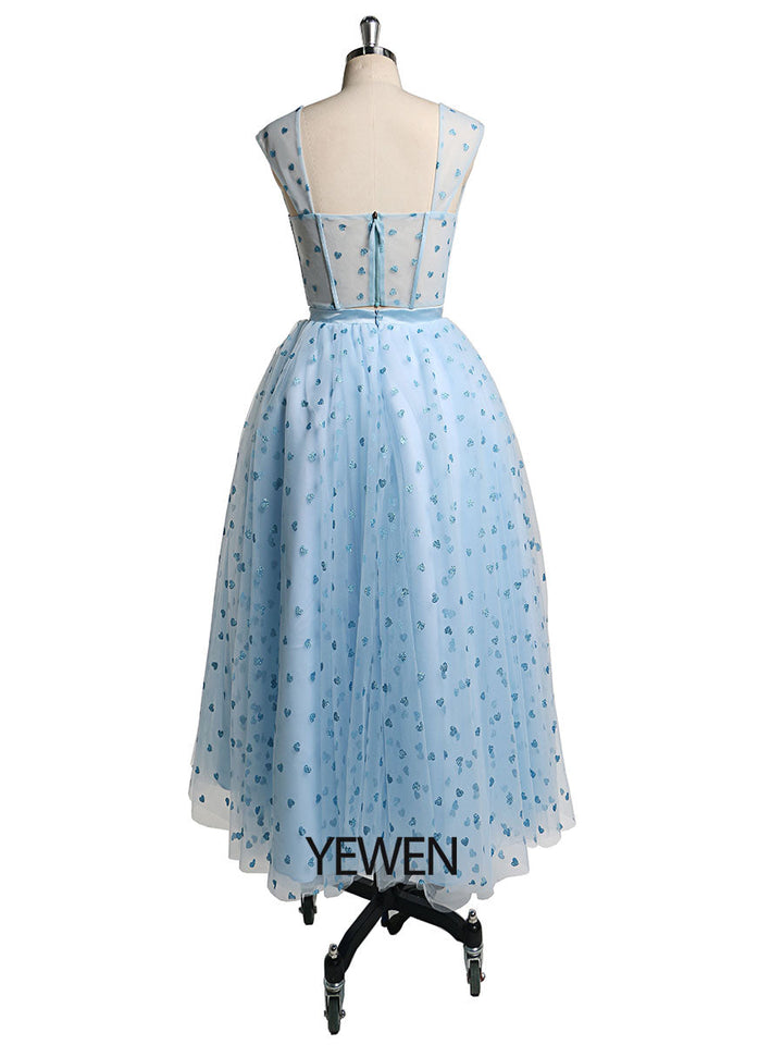 Kurzes Ballkleid, elegantes formelles Partykleid, Teeparty-Outfits für Erwachsene, YEWEN YW21031 
