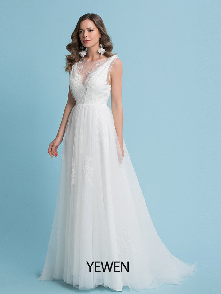 Bohemian Chic Brautkleider für Strand Verlobung Rustikale Hochzeit 