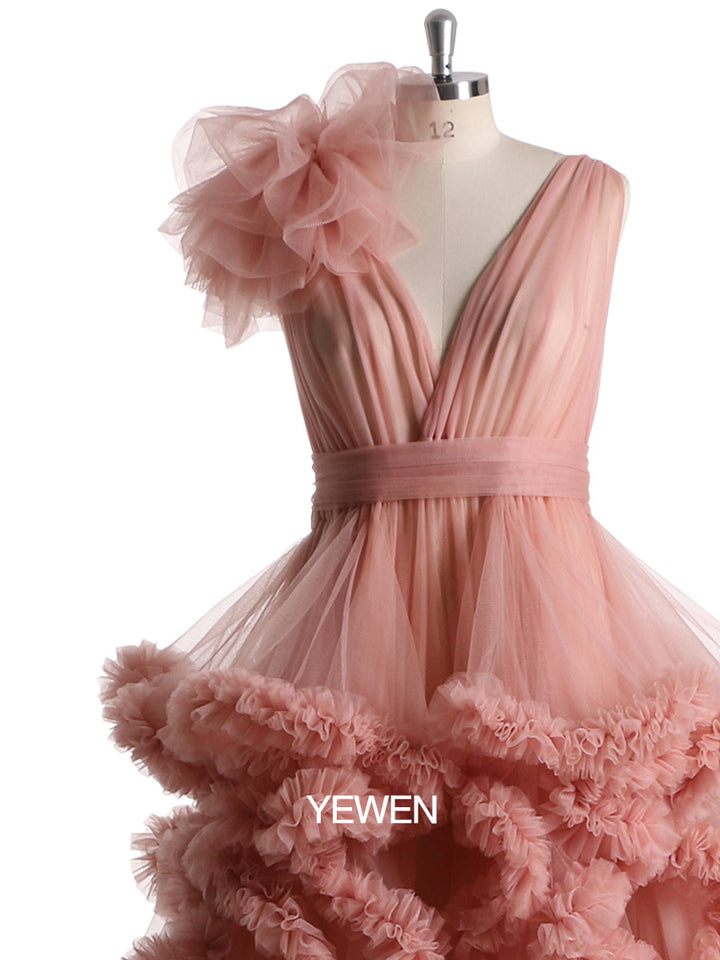 1M Schleppe Wolkenstil Damen Ballkleid Hochzeitsfotografie Kleid Umstandskleid für Fotoshooting YW220936 