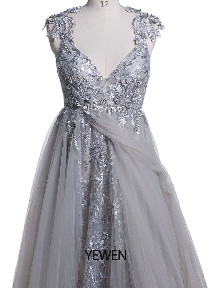 Pailletten Spitze Perlen Abendkleider Ballkleid Elegante Ärmellose Maxi Kleid Mutterschaft Fotografie Kleider 