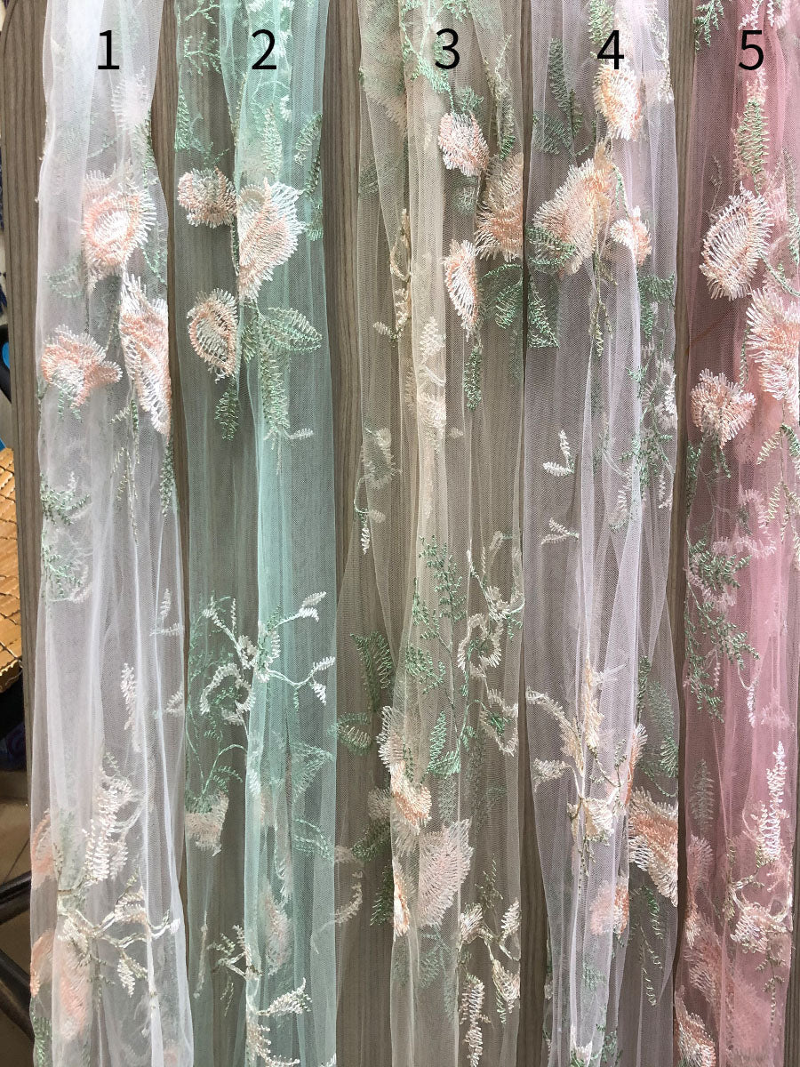 Boho Chic,  Elegance Embroidery Lace , Tulle Photography Dress