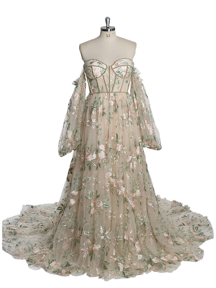 cream colored wedding dresses
