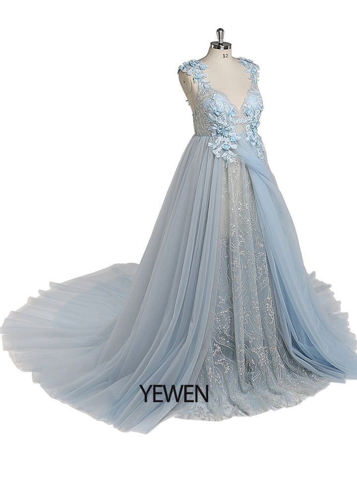 Elegantes Abendkleid mit Spitze und Blumenperlen, Umstandskleid für Fotoshootings, Rückenschnürung, Schwangerschaftsfotografie, Robe, Babypartykleid 