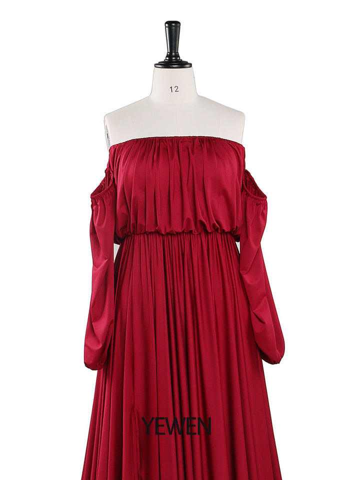 Trägerloses Umstandsabendkleid, lang, für Schwangere, ausgefallenes Schwangerschafts-Elegence-Maxikleid, Kleider für Fotoshootings, YW220109