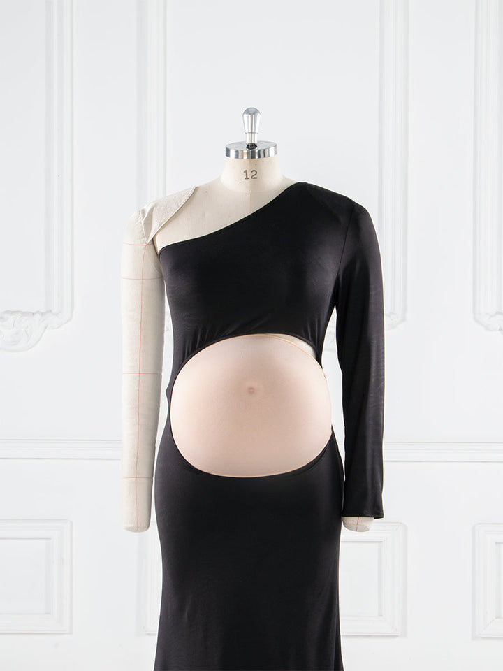 Umstandskleider aus dehnbarem Stoff für Fotoshootings, Show-Bauch-Babyparty-Kleider YW243169 