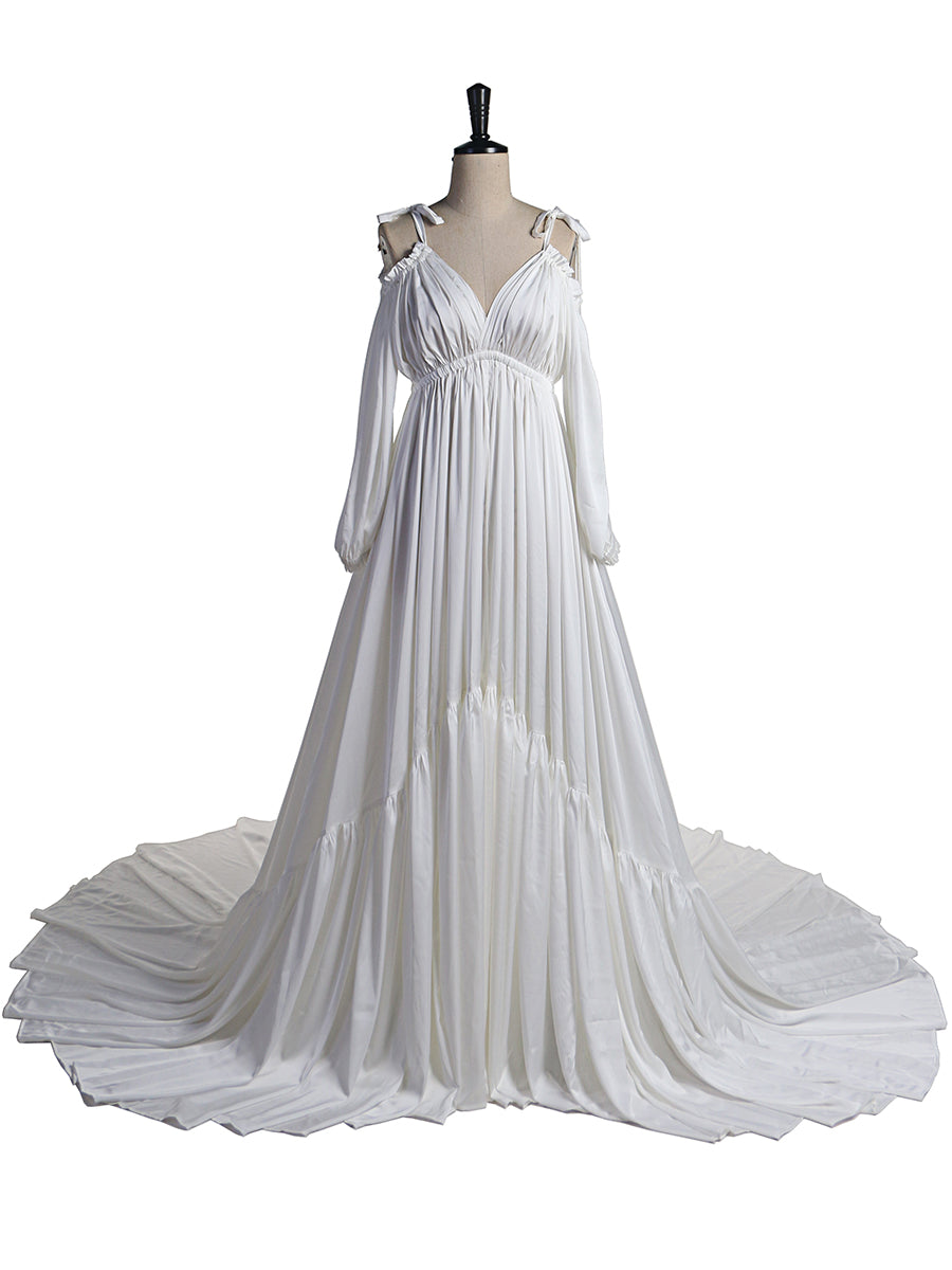 Sexy schulterfreies Umstandsabendkleid, lang, für schwangere Frauen, schickes Schwangerschaftskleid, elegantes Maxikleid für Fotoshootings, DY21721 
