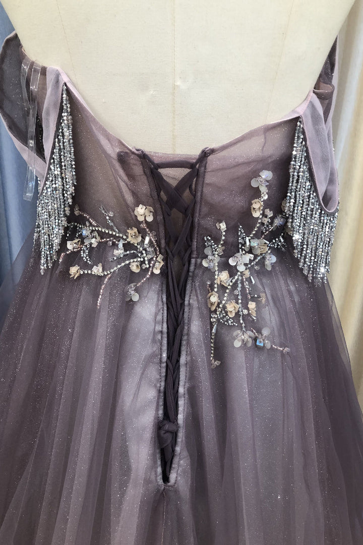 Farbverlauf Sternenhimmel Bunte Brautkleider Braut Couture Tüllkleid Fotoshooting Kleid 