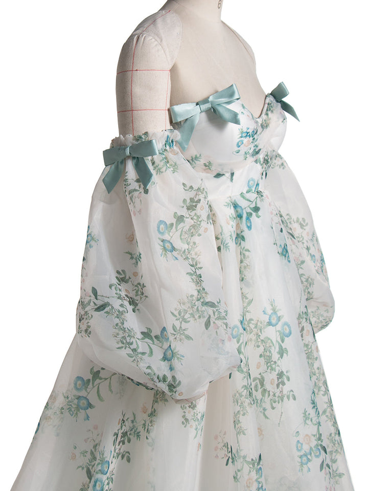 Stylish Printed Matrenity Gown for PhotoShoot,  Pregnancy Baby Shower Dress