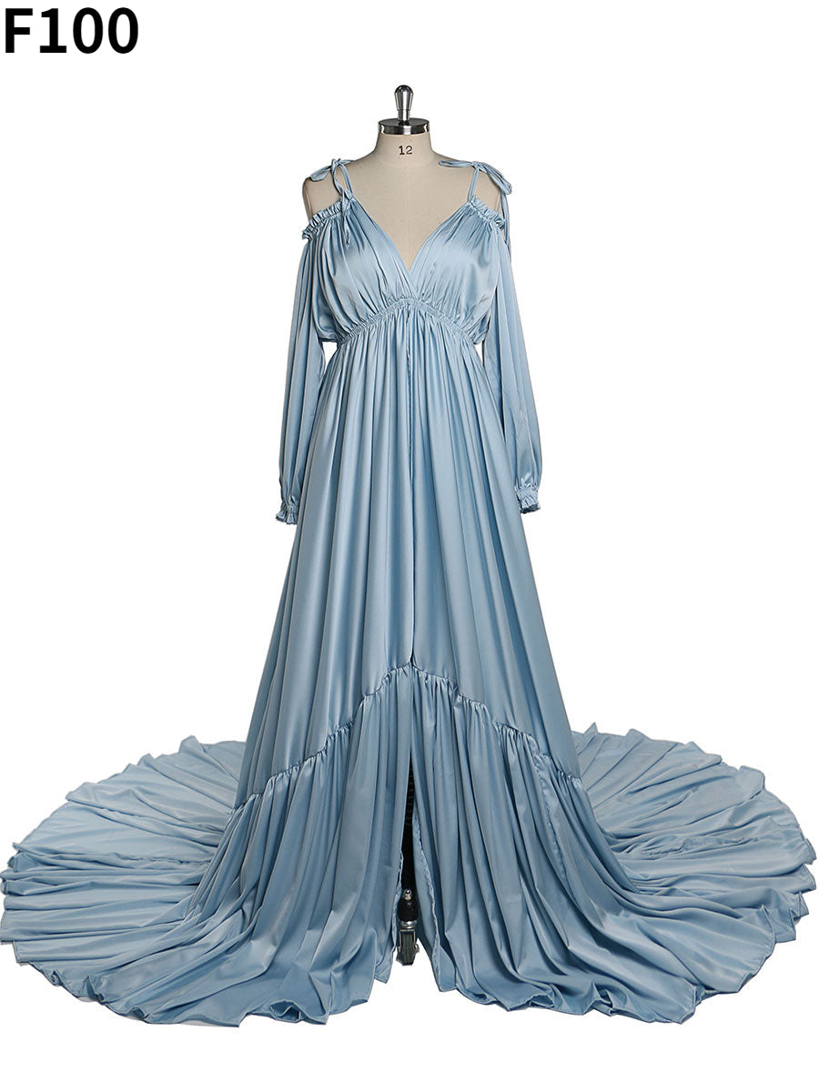 Sexy schulterfreies Umstandsabendkleid, lang, für schwangere Frauen, schickes Schwangerschaftskleid, elegantes Maxikleid für Fotoshootings, DY21721 