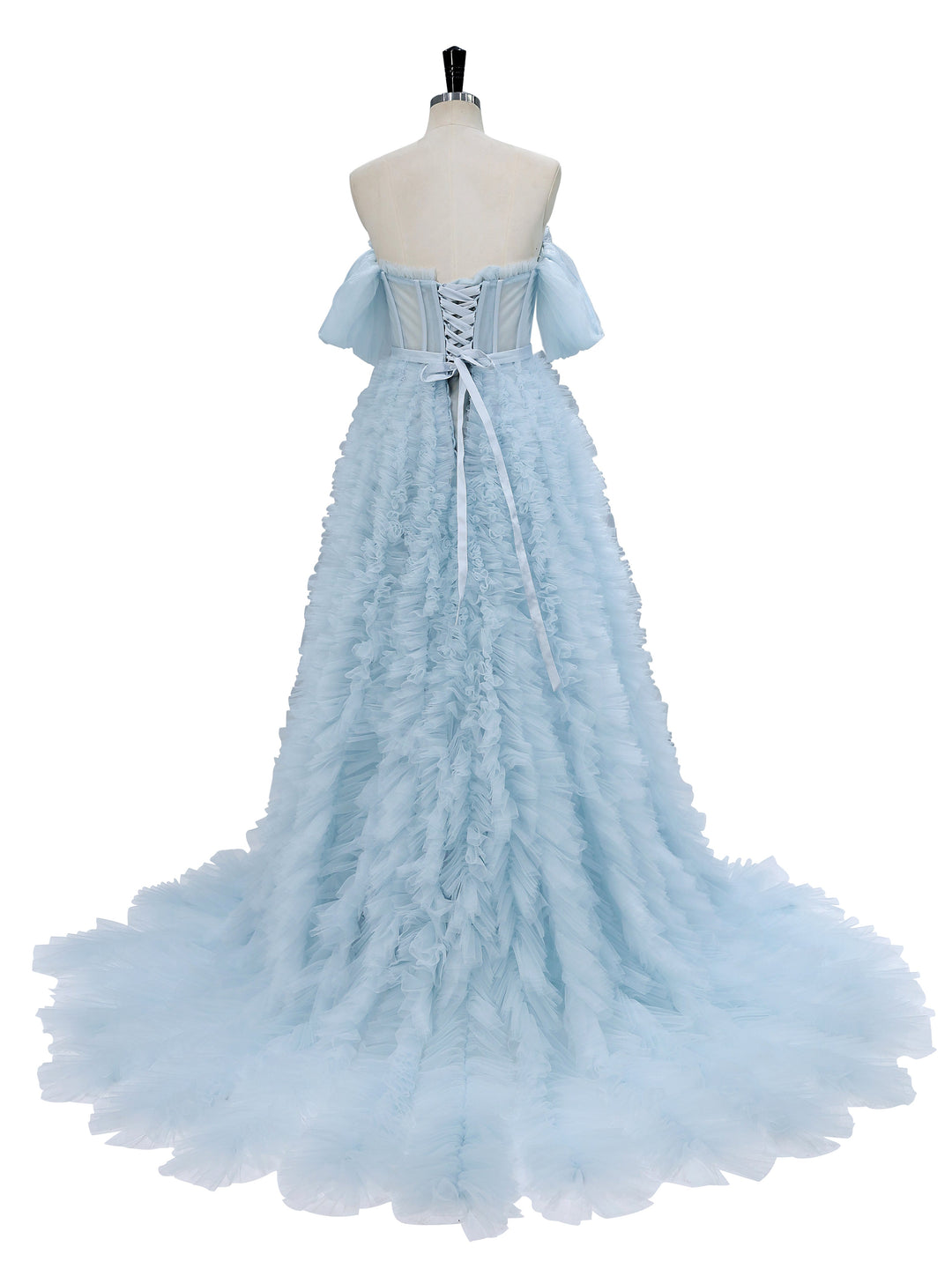 Elegantes Korsett-Top mit Rüschen, Ballkleid, Fotoshooting, Fotografie-Kleid, YW231159 