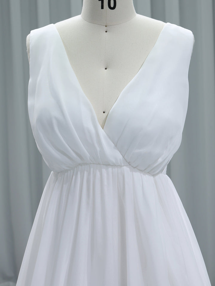 Elegant V Neck Photo Shoot Dresses , Outfits for Pregnancy Photo Shoot