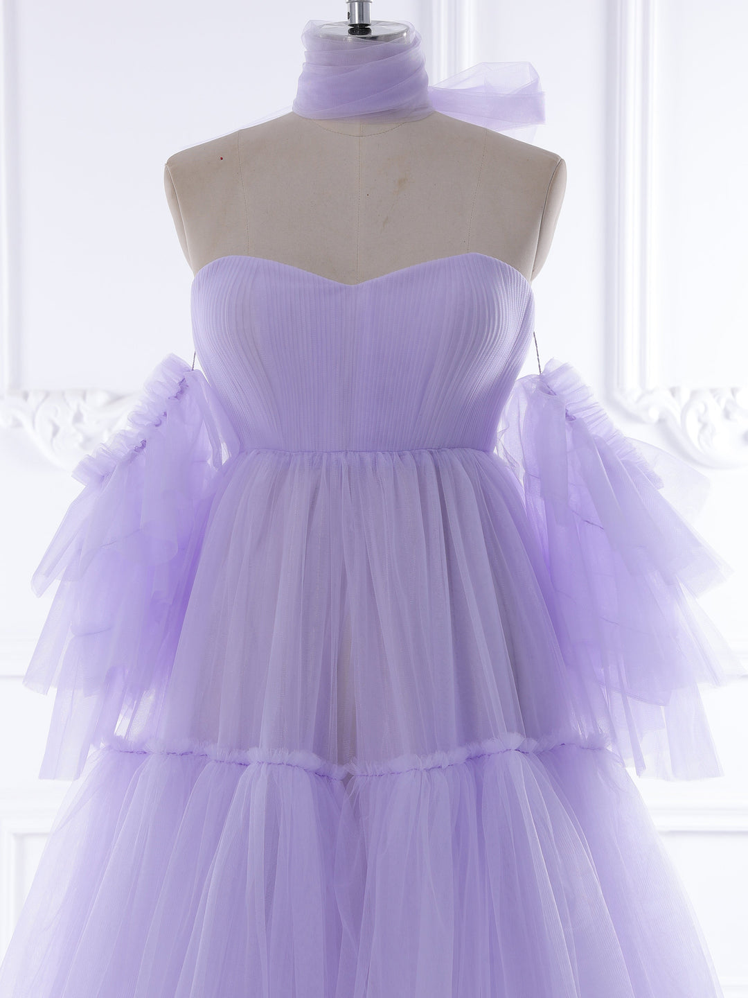Schulterfreies Umstandskleid für Babyparty, Fotografie, Kleid YW231163 