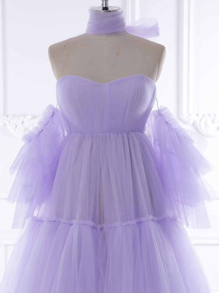 Schulterfreies Umstandskleid für Babyparty, Fotografie, Kleid YW231163 
