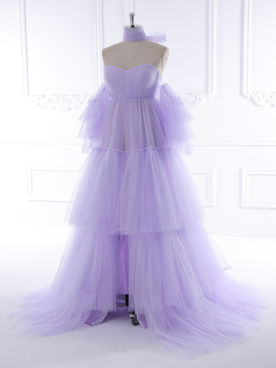Schulterfreies Umstandskleid für Babyparty, Fotografie, Kleid YW231163 
