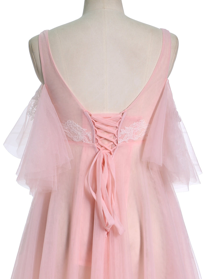 Elegant V Neck, Maternity Dress for Photo Shoot, Baby Shower Dress