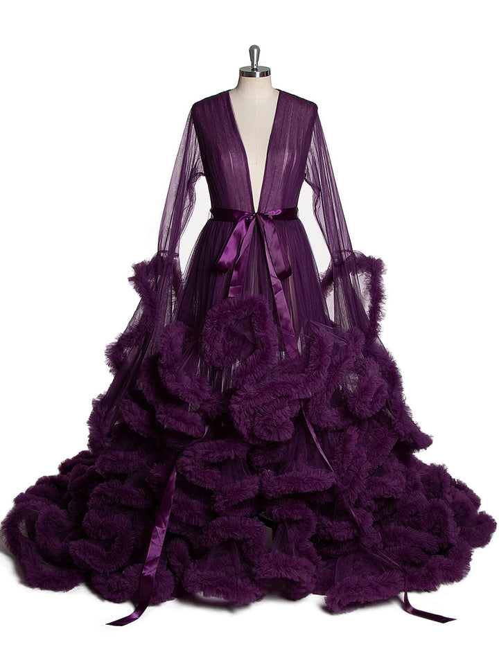 Luxuriöses Prinzessinnen-Brautkleid in Übergröße, Ballkleid, Umstandskleid für die Fotografie
