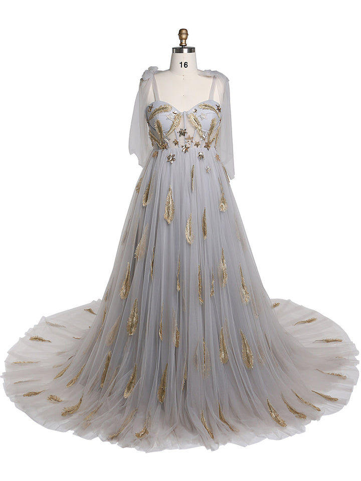 Ärmelloses, langes, formelles Ballkleid mit Pailletten und Applikationen, Fotografie-Kleid, YEWEN YW220209 