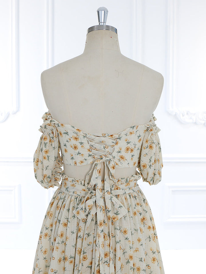 Zweiteiliges Set für Damen, Maxikleid, Taillenanpassung, Fotoshooting-Kleider, Outfits YW231091 