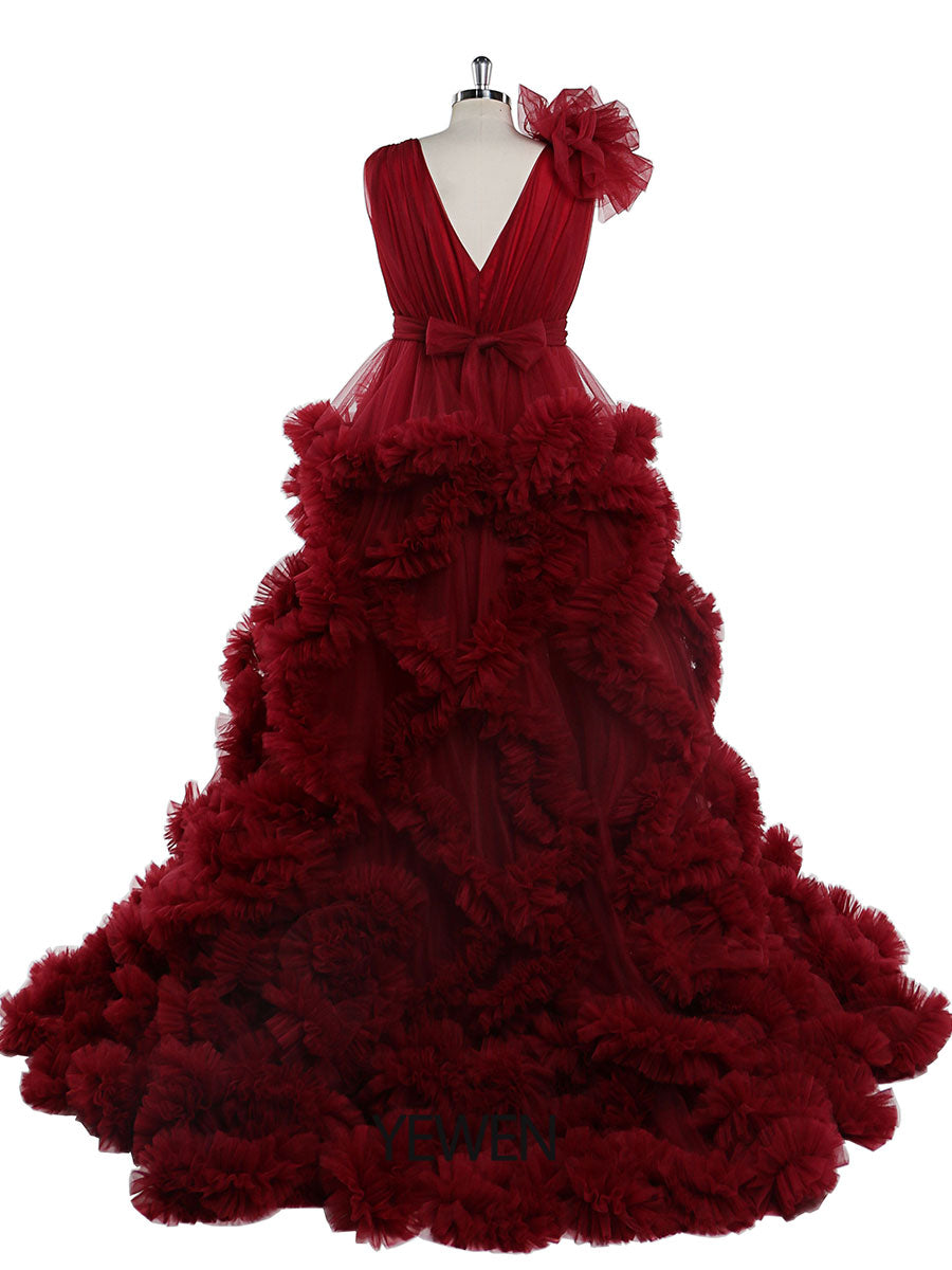 burgundy colored wedding dresses