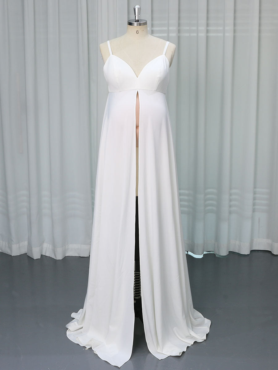 Handmade Flower Cape Robe Photoshoot Gown with Slip