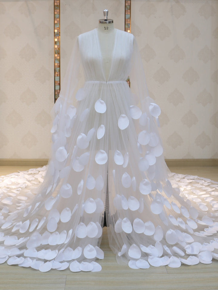 colorful boho wedding dress