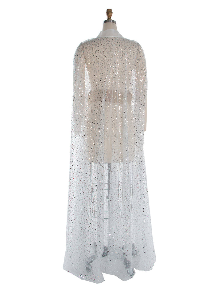 Pailletten mit Perlen Umstandskleid für Fotoshooting Schwangerschaft Babyparty Kleid YW250005 