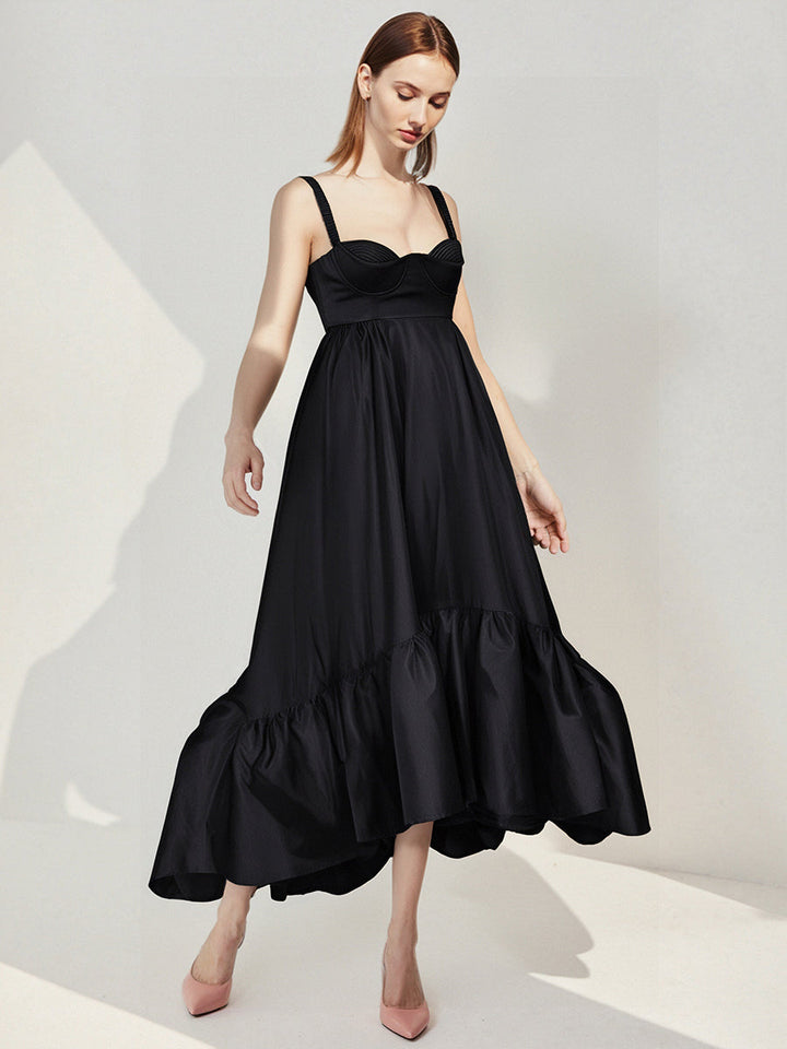 Mode Elegante Party Abendkleider Für Frauen 2025 Neue Sommer Ärmelloses Schwarzes Partykleid 