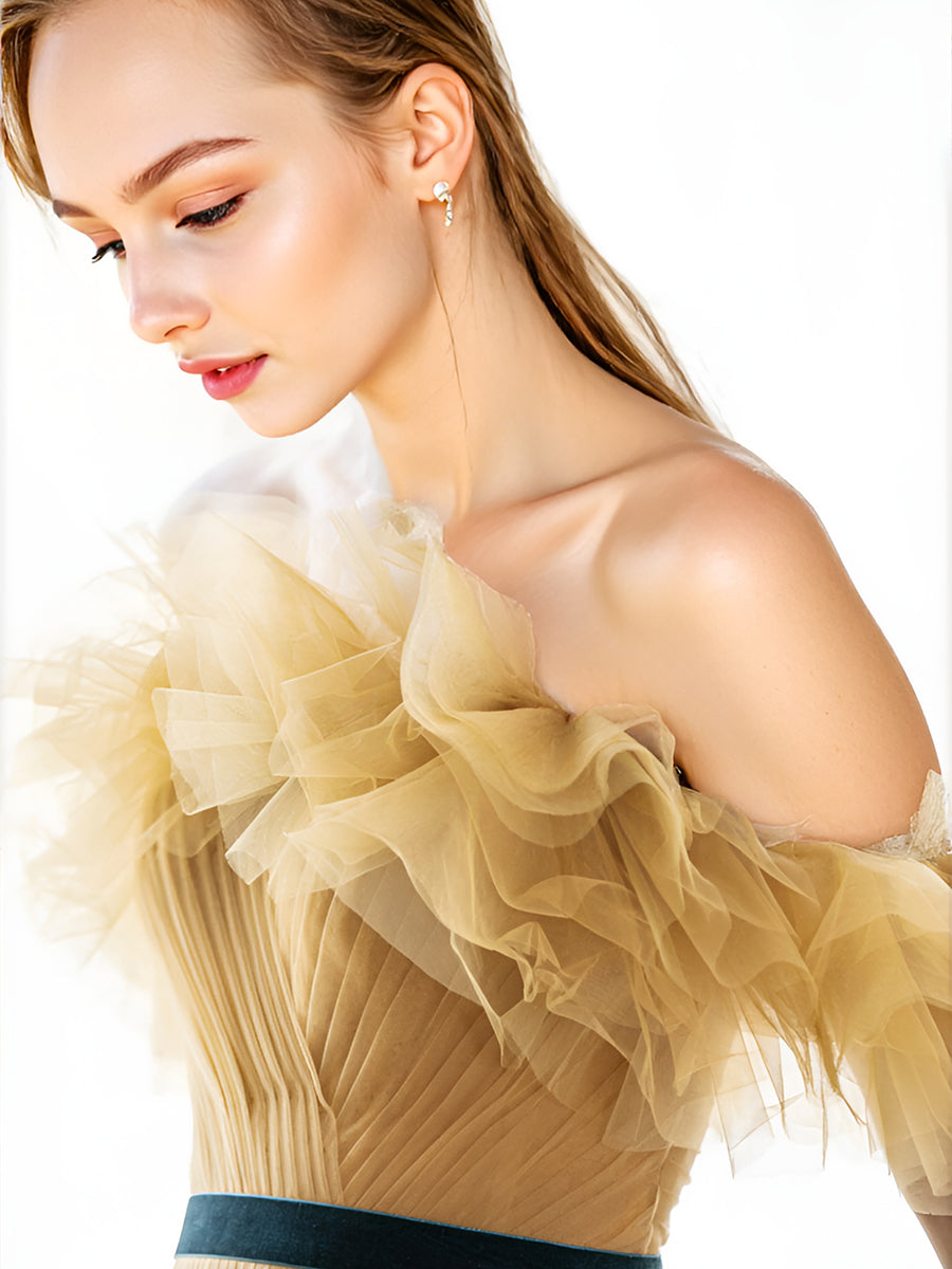 Großes Festivalkleid Damen Puffkleid Damenkleid für Fotoshooting Tüll Korsettkleid Großes flauschiges Kleid 