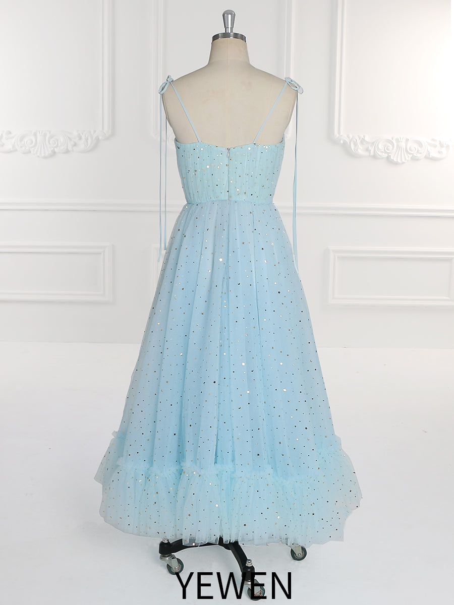 Corset Star , Tulle Midi Dress ,Princess Barbie,  Short Prom , Birthday Party Photoshoot ,Tea Length, Quinceanera Dress 