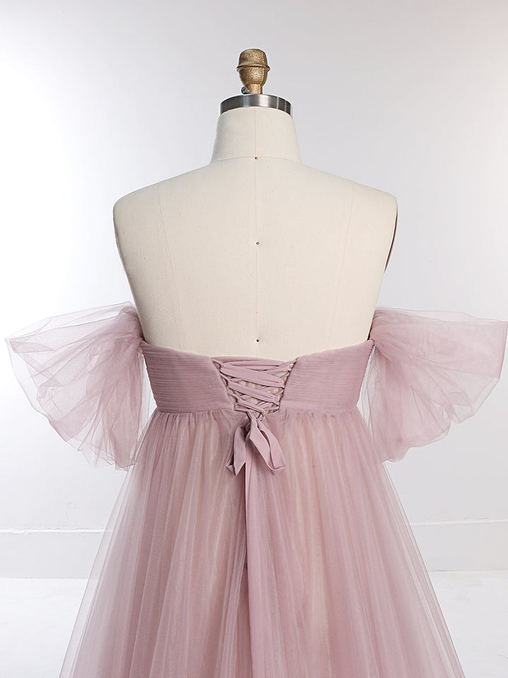 Elegantes Tüll-Fotoshooting-Kleid, Umstandskleid für Fotoshootings, YW231018 