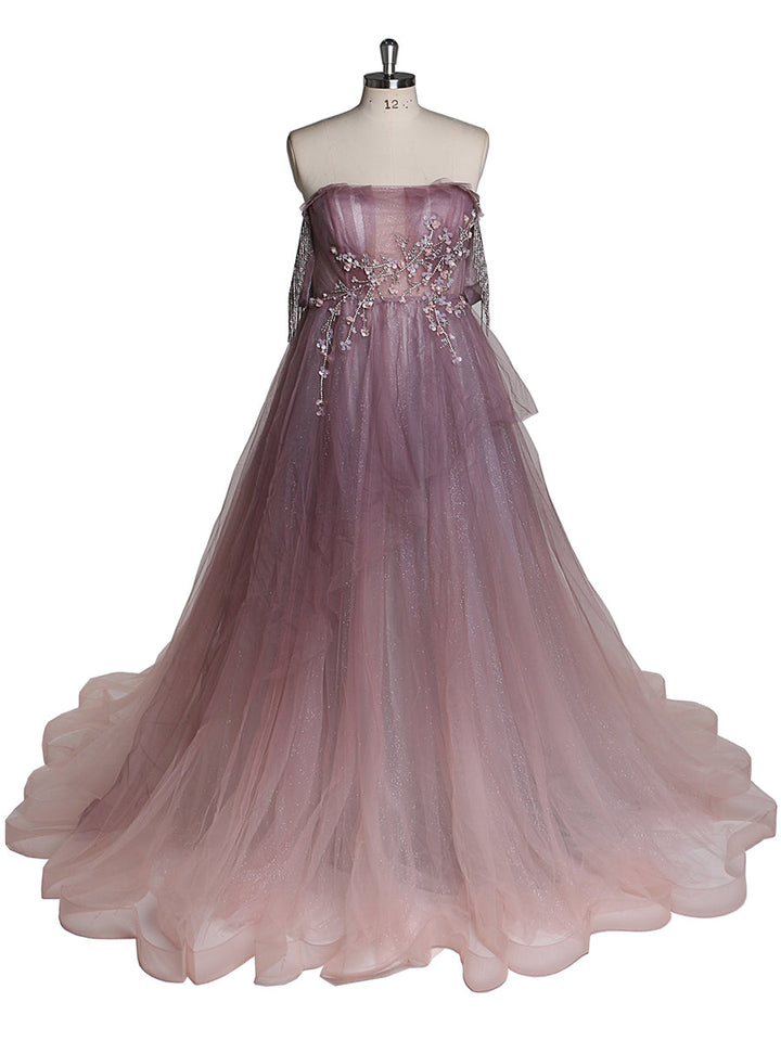 wedding dress with color
