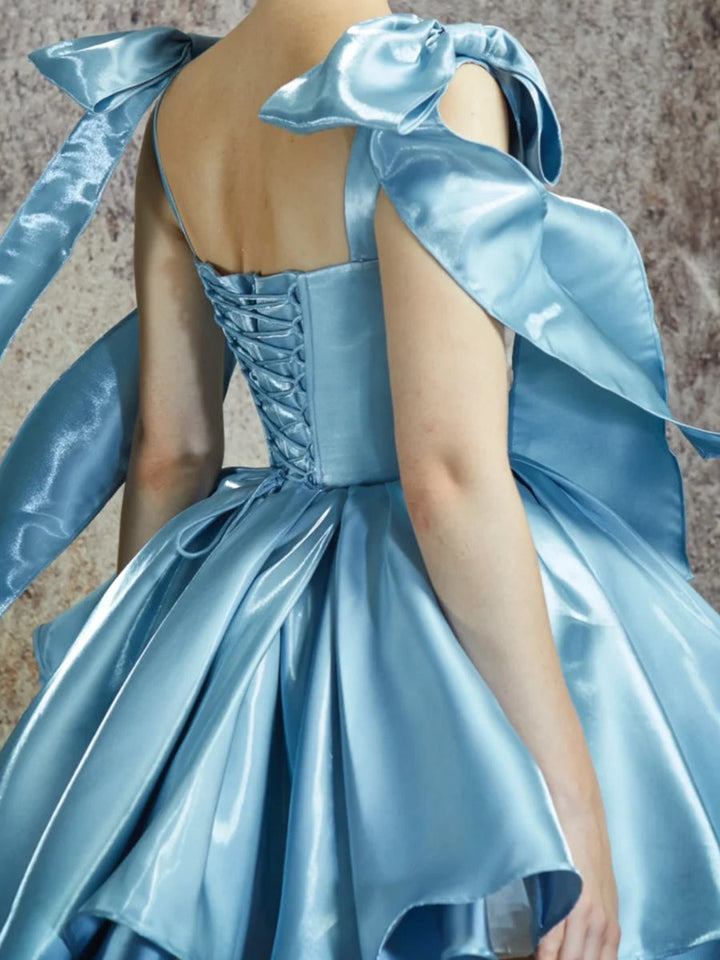 Mini-Partykleid für Damen, herzförmiger Ausschnitt, Prinzessinnenkleid 