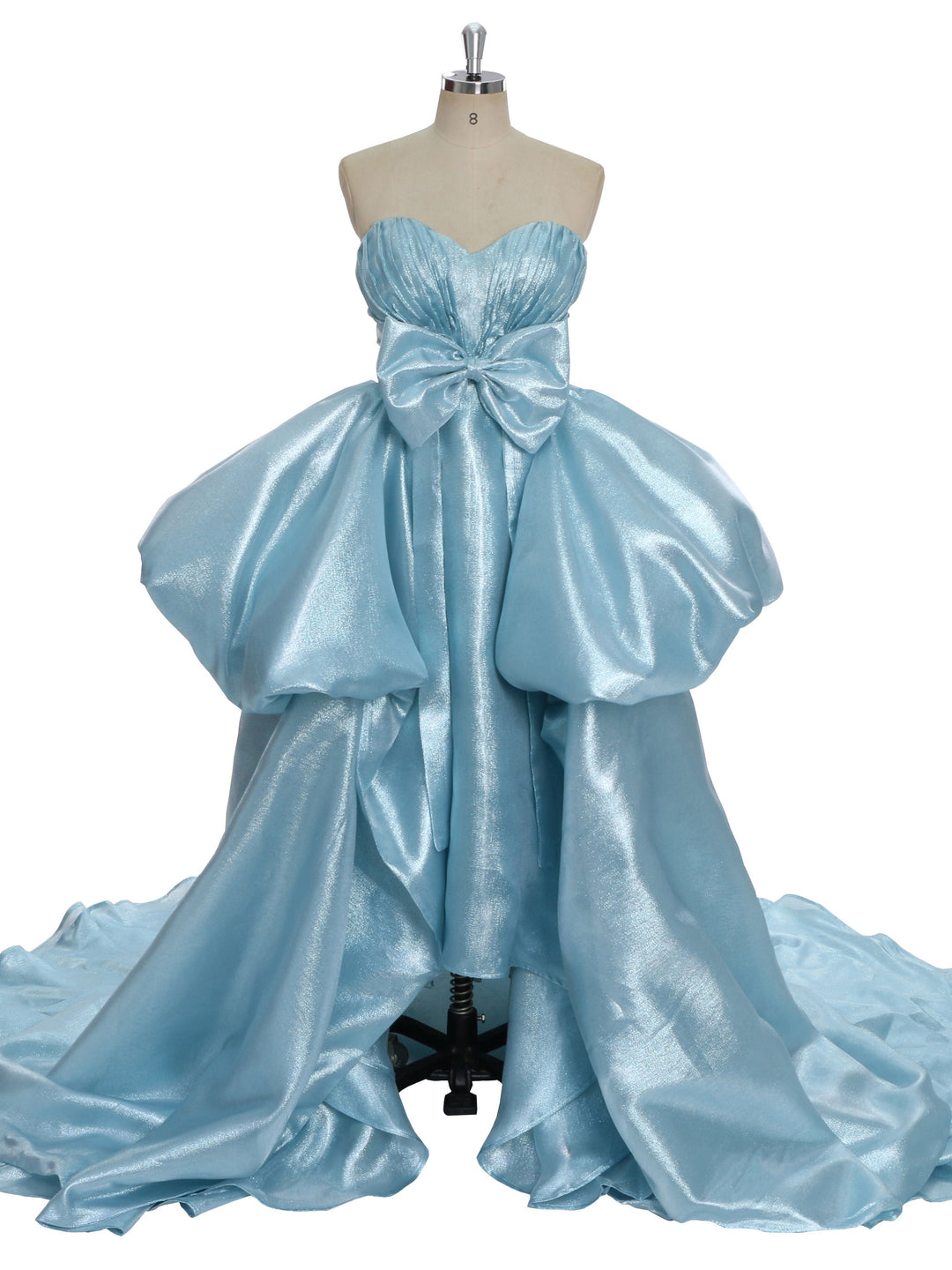 Charming Sweetheart, Long Ball Gown, Sleeveless Maxi , High Low Prom Dress 