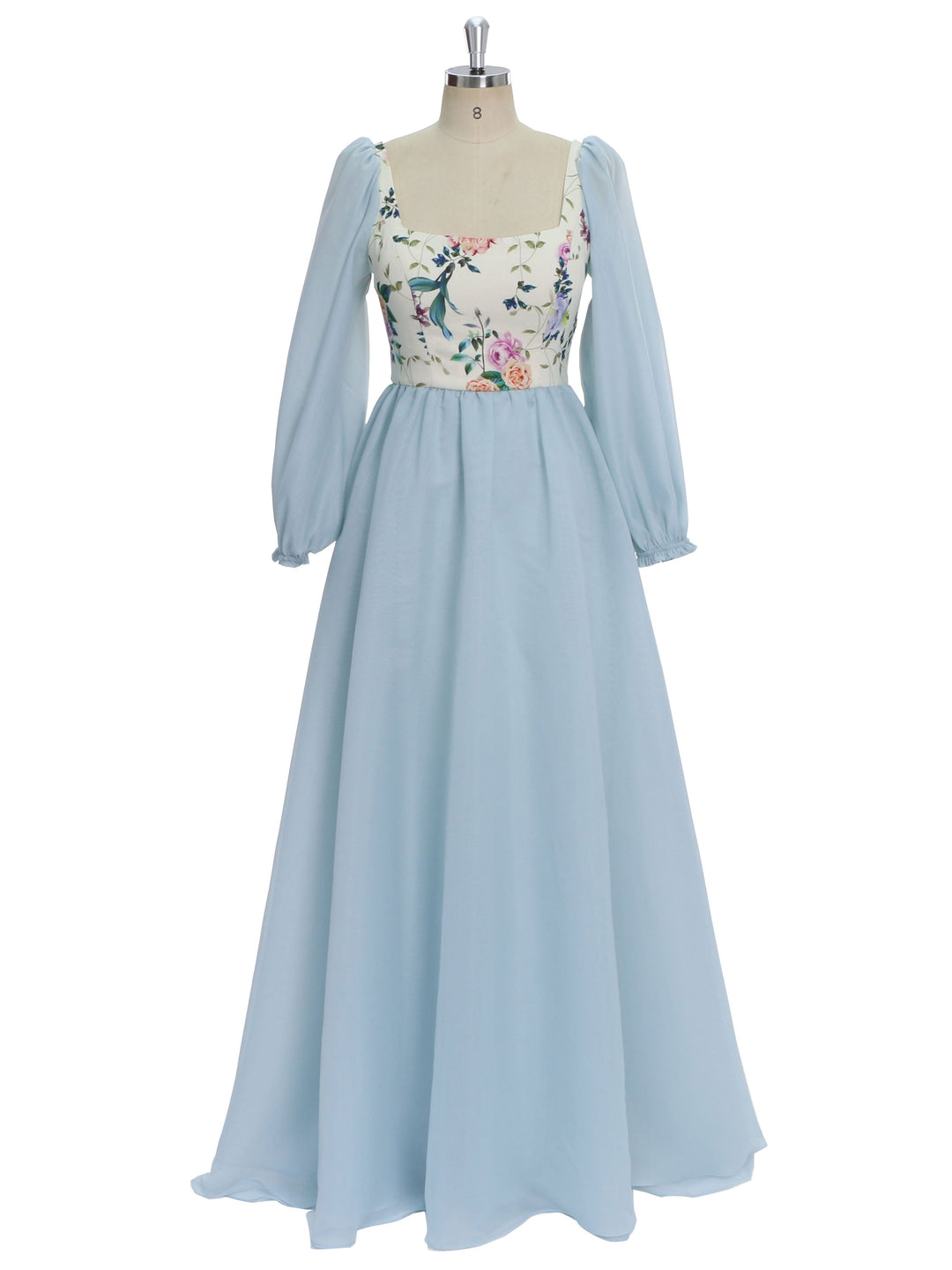 Boho Cotton Printing Floral Prom Dress , Photoshoot Dresses Outfit 