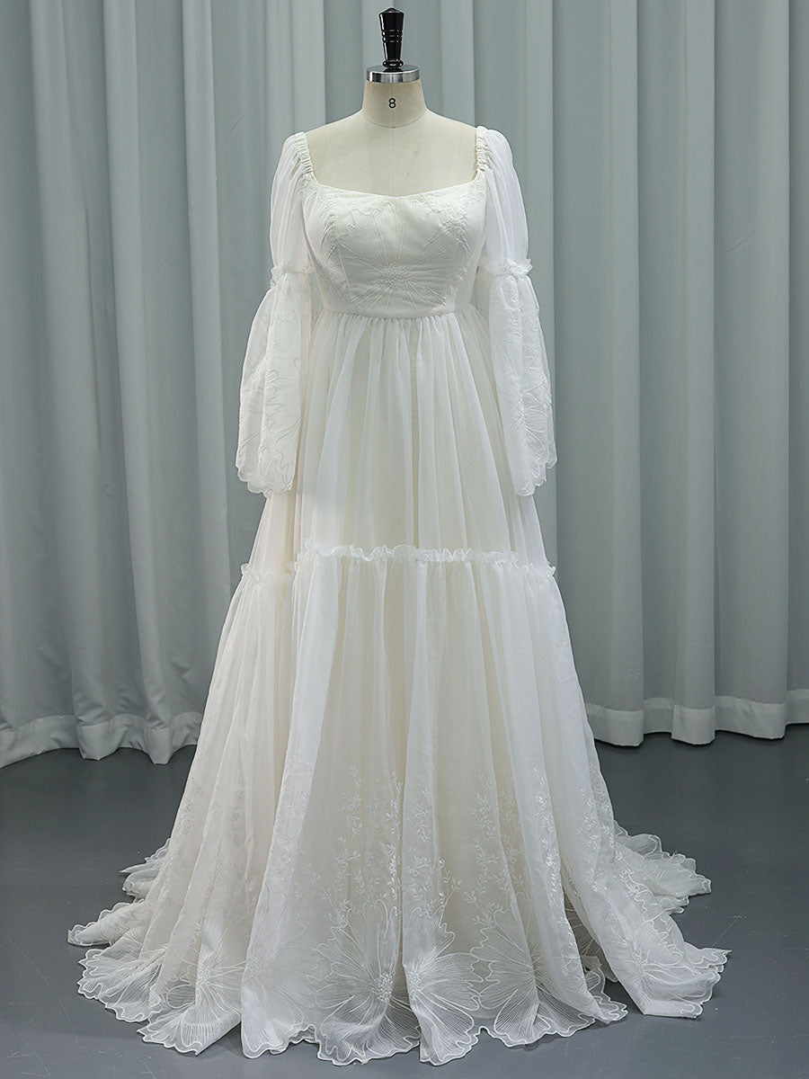 Elegantes Spitzenkleid für Fotoshooting Umstandskleid Babyshower Kleid Bohemian Brautkleid YW231085 